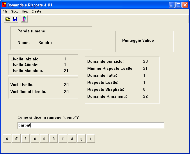 Domande e Risposte: Rumeno