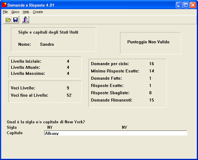 Domande e Risposte: Stati USA