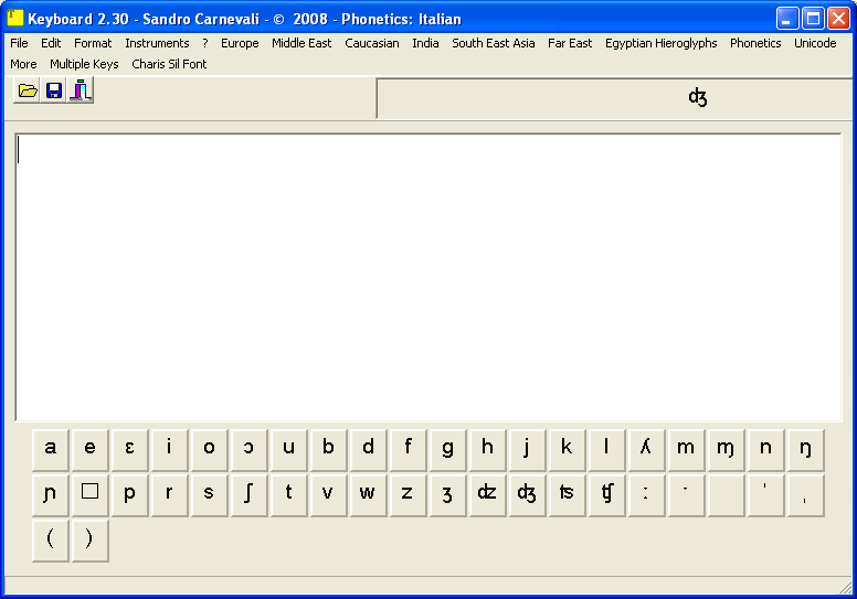Italian Phonetic Keyboard
